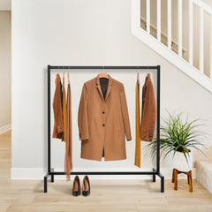 Kleiderständer Melva 120x38x120 - schwarz