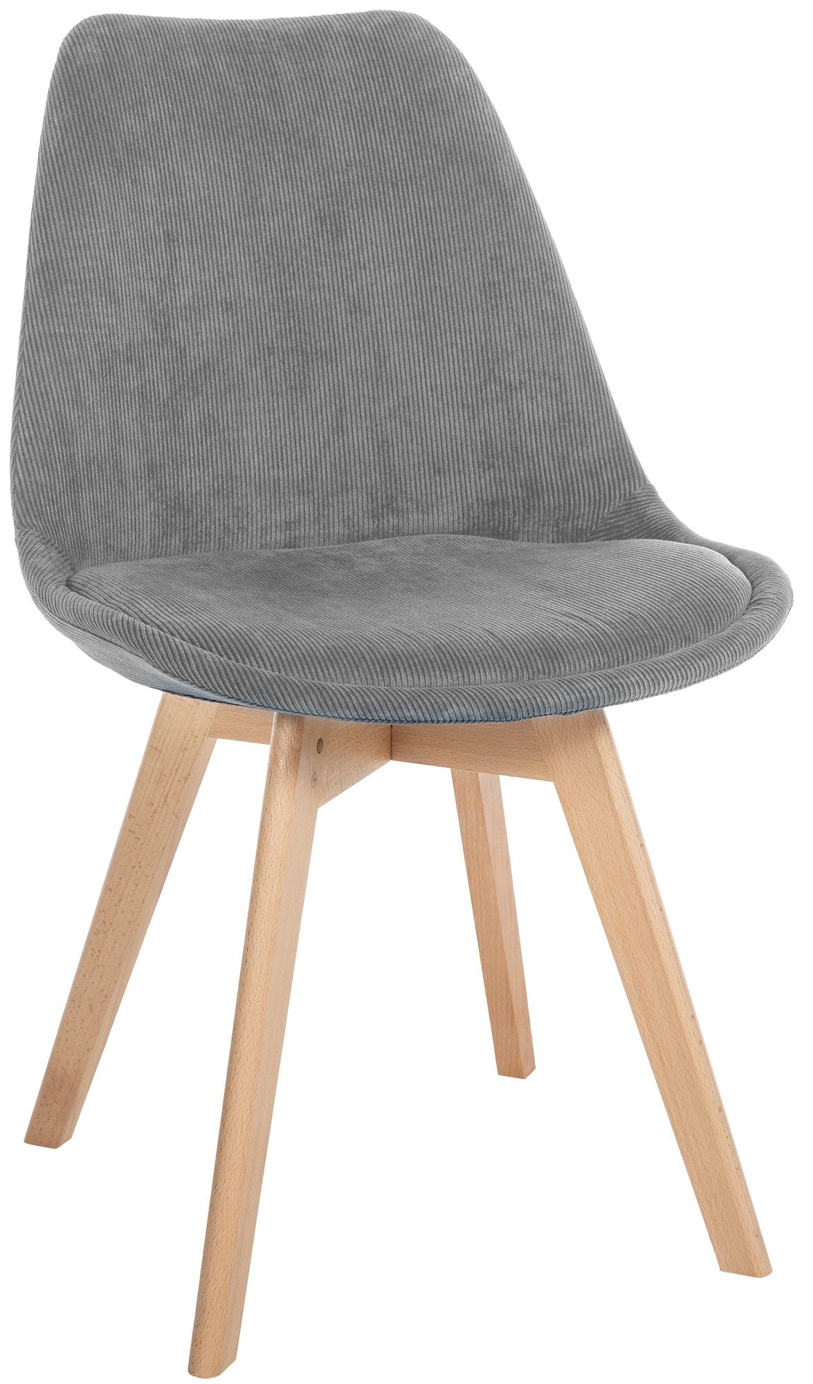 Stuhl Linares Cord - grau