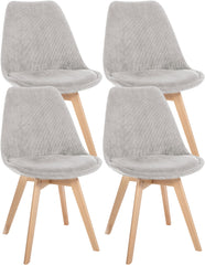 4er Set Stuhl Linares Cord - beige