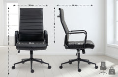 Bürostuhl Kolumbus - schwarz/schwarz
