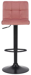 4er Set Barhocker Feni Samt - pink