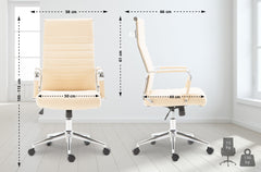 Bürostuhl Kolumbus - creme