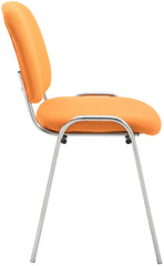 Besucherstuhl Ken C Stoff - orange