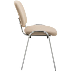 Besucherstuhl Ken C Stoff - creme