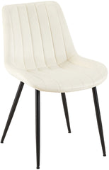Stuhl Rahden Samt - creme