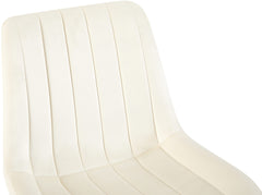 Stuhl Rahden Samt - creme