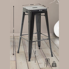 Barhocker Joshua V2 - schwarz - InfinityMarket
