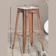 Barhocker Joshua V2 - kupfer