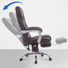 Bürostuhl Pacific mit Massagefunktion V2 - braun