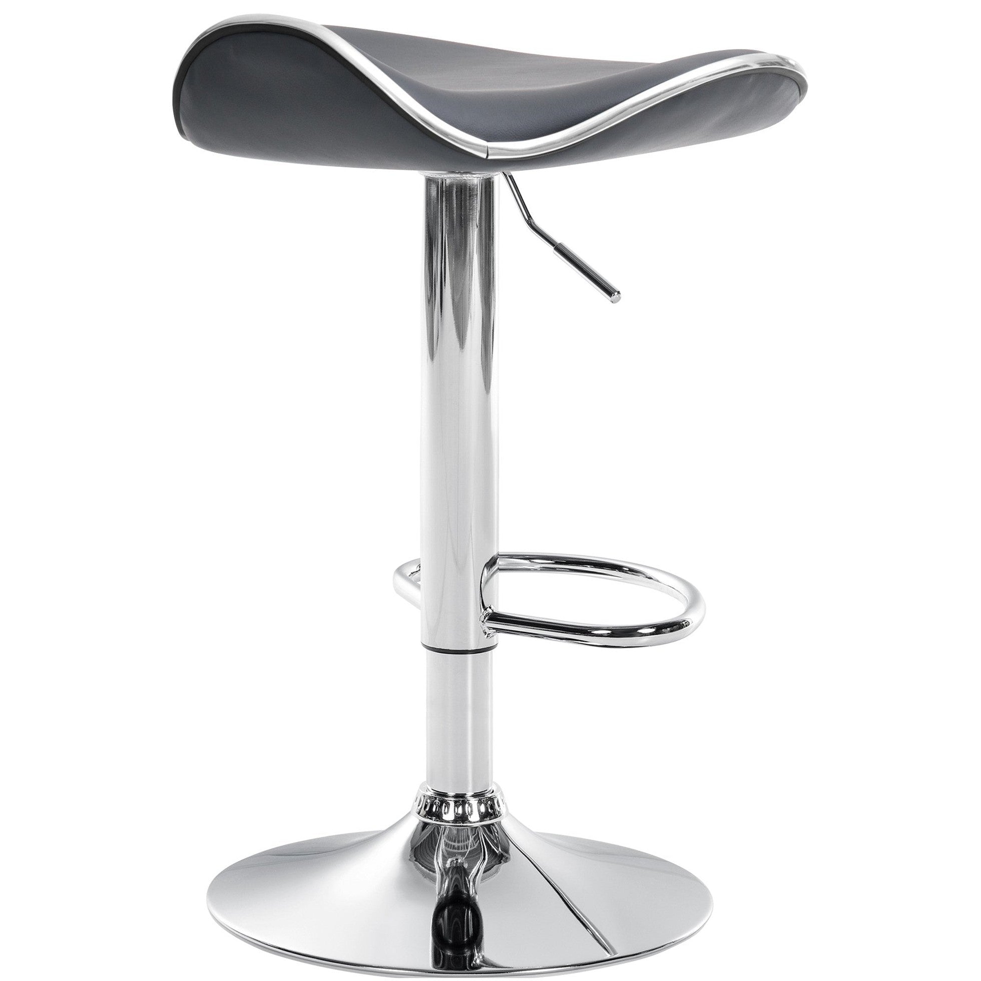 Barhocker Shanghai Kunstleder C - grau - InfinityMarket