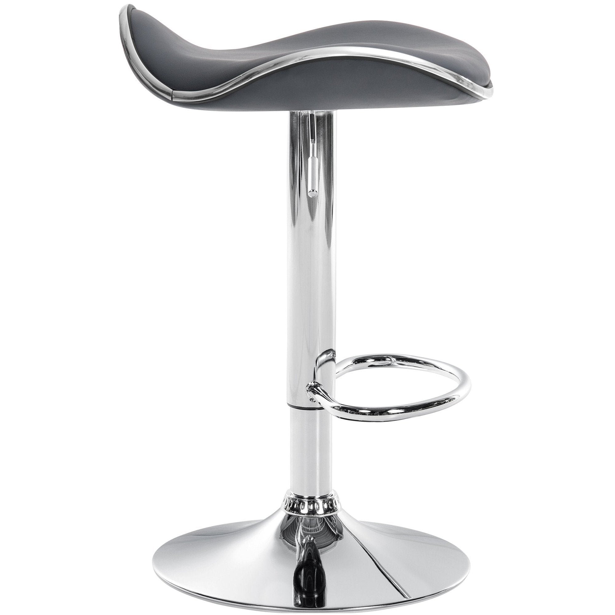 Barhocker Shanghai Kunstleder C - grau - InfinityMarket