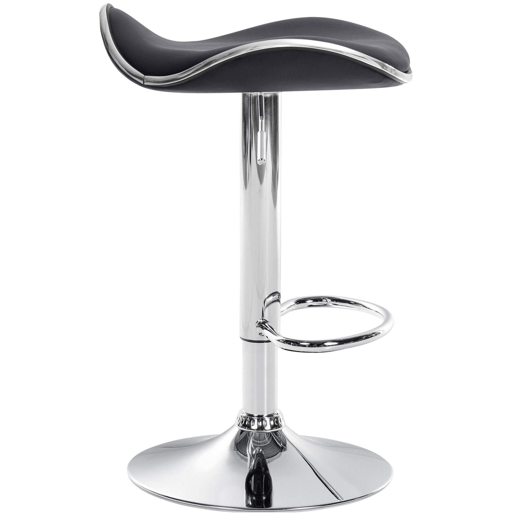Barhocker Shanghai Kunstleder C - schwarz - InfinityMarket