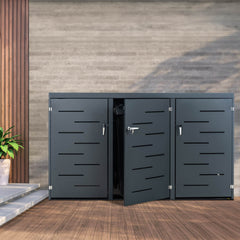3er Mülltonnenverkleidung Tanis - anthrazit by Dropshipping-Europe – Sonstiges