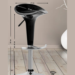 Barhocker Saddle - schwarz - InfinityMarket