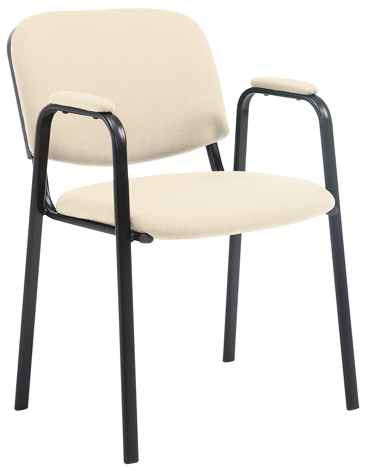 Besucherstuhl Ken PRO Stoff - creme