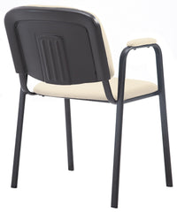 Besucherstuhl Ken PRO Stoff - creme
