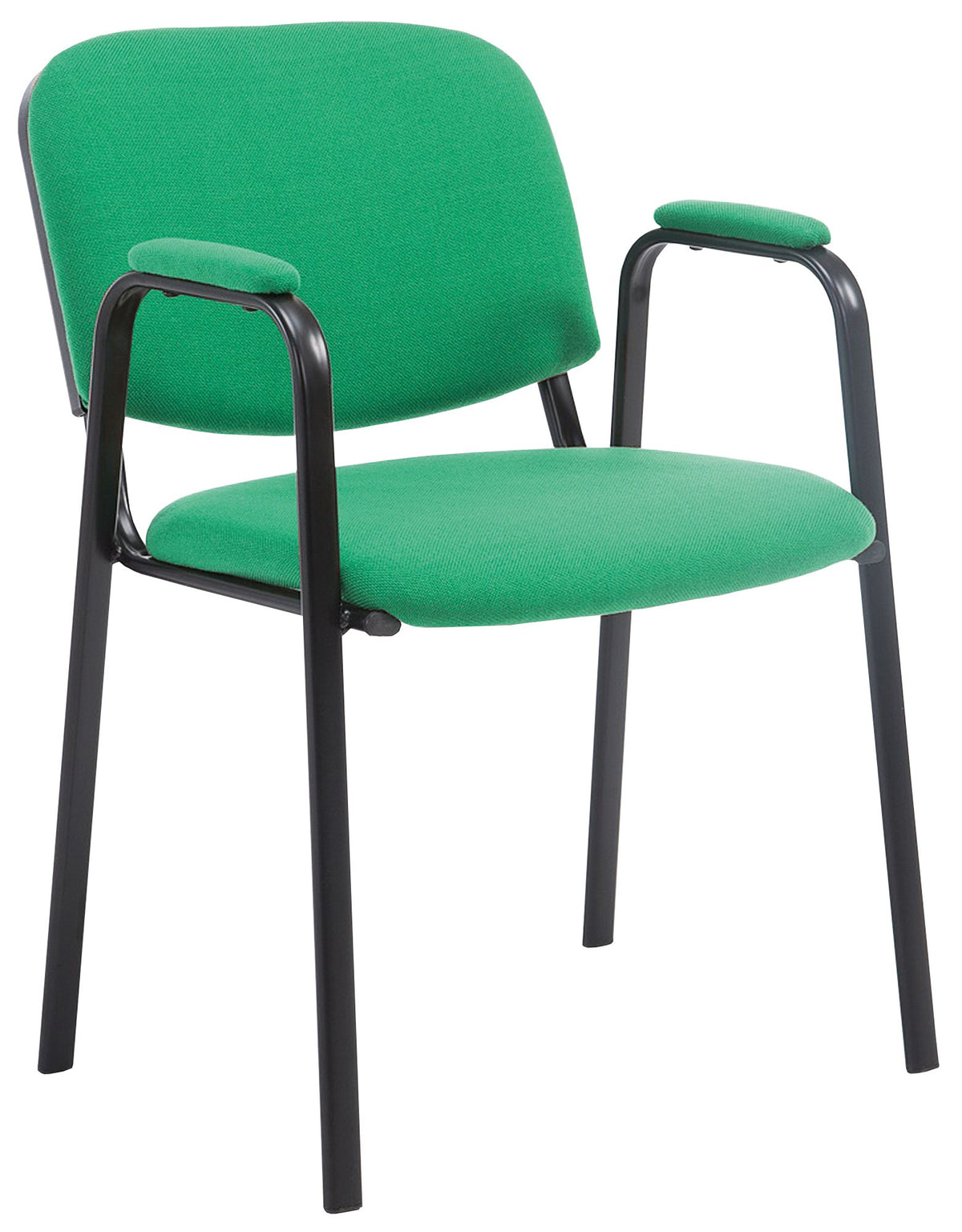 Besucherstuhl Ken PRO Stoff - grün