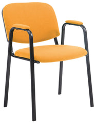 Besucherstuhl Ken PRO Stoff - orange