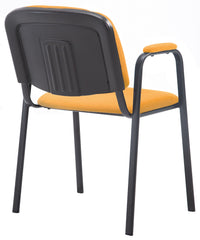 Besucherstuhl Ken PRO Stoff - orange