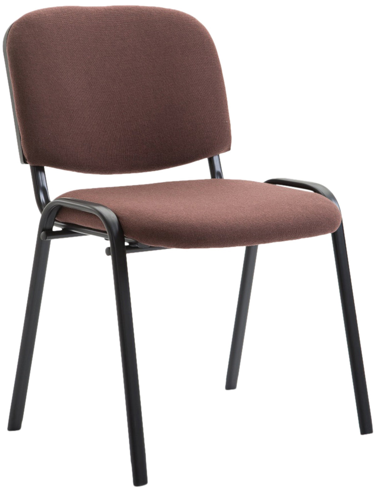 Besucherstuhl Ken V2 Stoff - braun