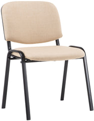 Besucherstuhl Ken V2 Stoff - creme
