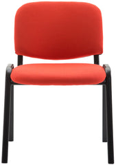 Besucherstuhl Ken V2 Stoff - rot