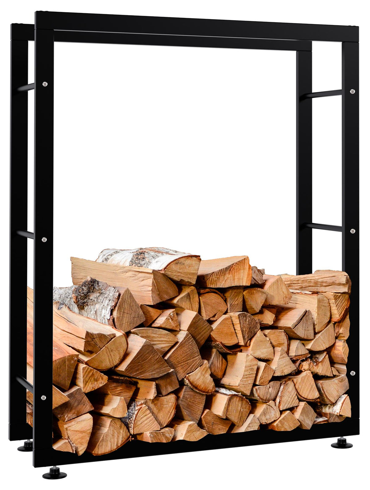 Kaminholzständer Keri V2 25x80x100 - schwarz