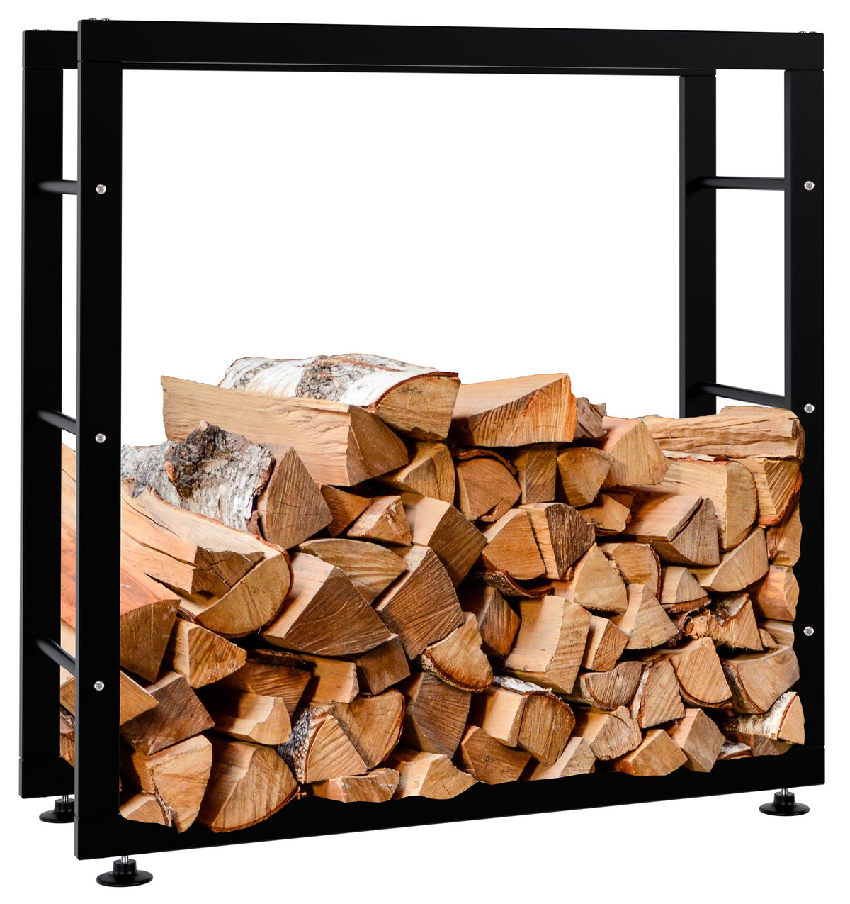 Kaminholzständer Keri V2 25x80x80 - schwarz