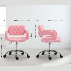 Arbeitshocker Dublin Kunstleder - pink