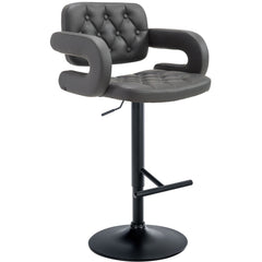 Barhocker Dublin schwarz - grau