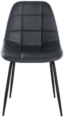 2er Set Stuhl Tom Kunstleder - grau
