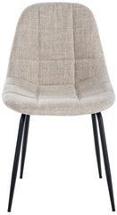 2er Set Stuhl Tom Stoff - creme