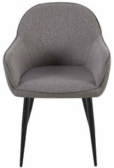 2er Set Esszimmerstühle Boise Stoff - dunkelgrau by Dropshipping-Europe – Esszimmerstühle