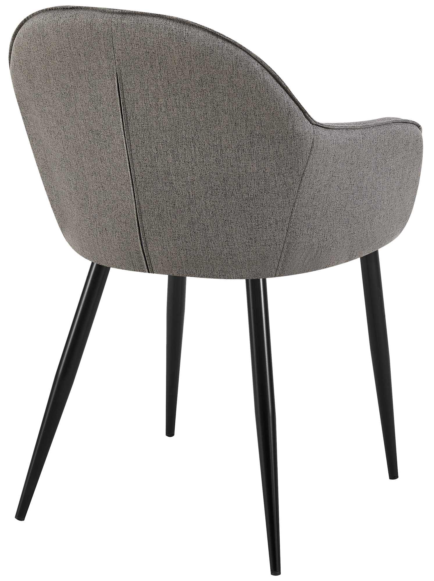 2er Set Esszimmerstühle Boise Stoff - dunkelgrau by Dropshipping-Europe – Esszimmerstühle