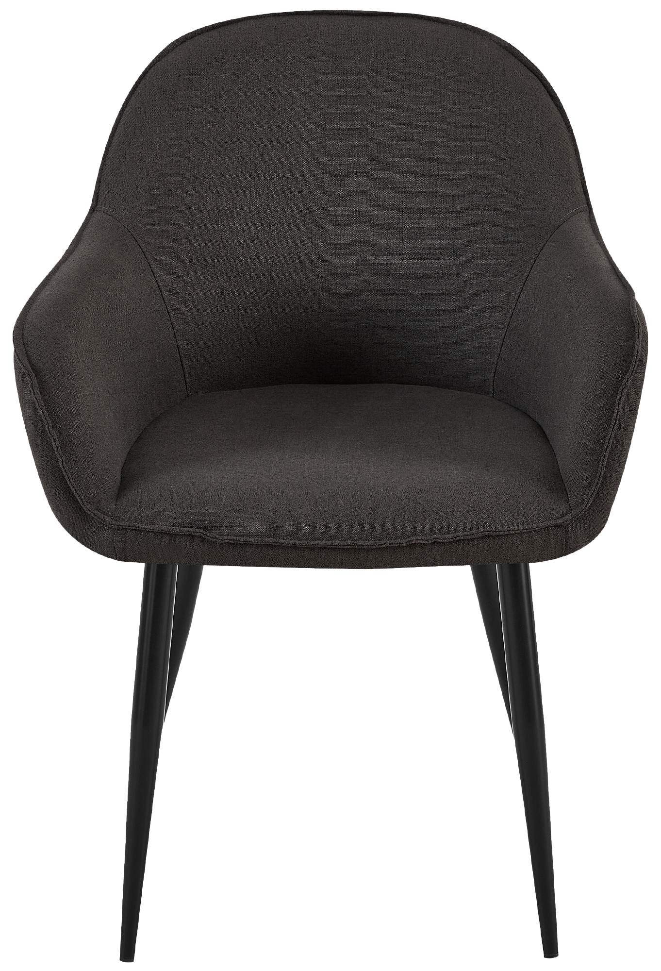 2er Set Esszimmerstühle Boise Stoff - schwarz by Dropshipping-Europe – Esszimmerstühle