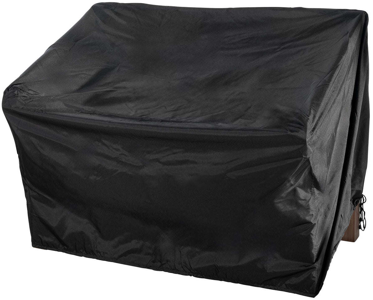 Copertura nera per panchina da giardino da 120 cm di Dropshipping-Europe, ideale per proteggere i mobili esterni.