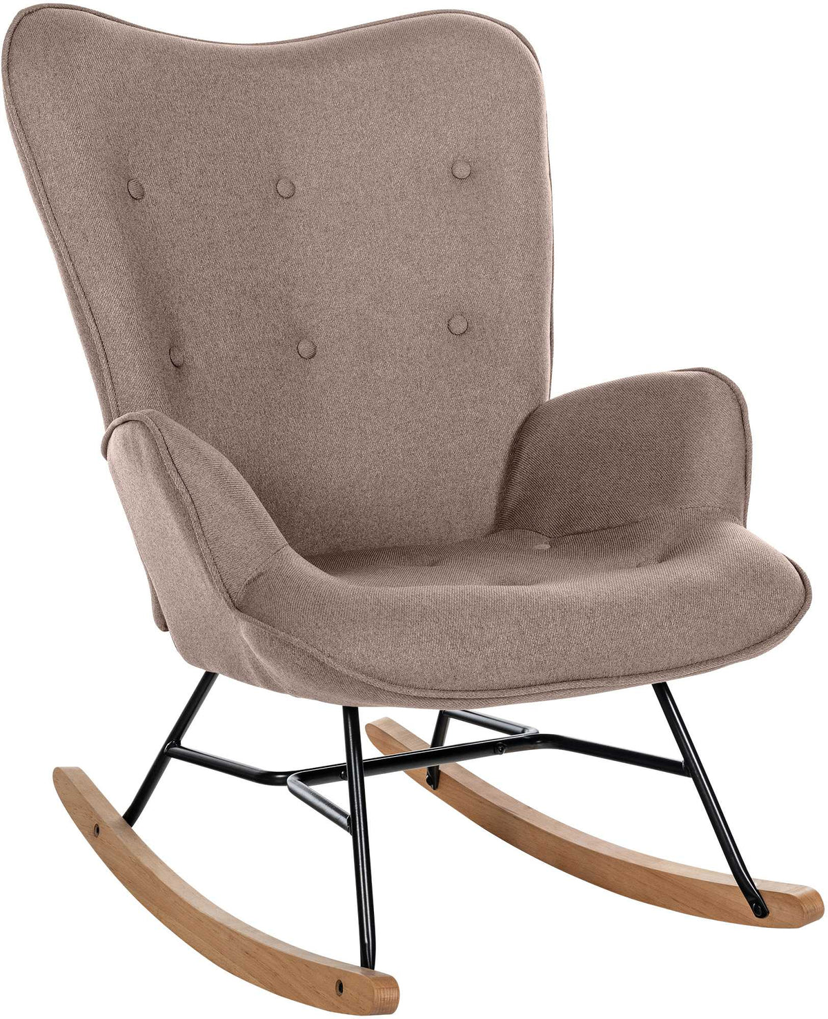 Stuhl Sanka Stoff - taupe
