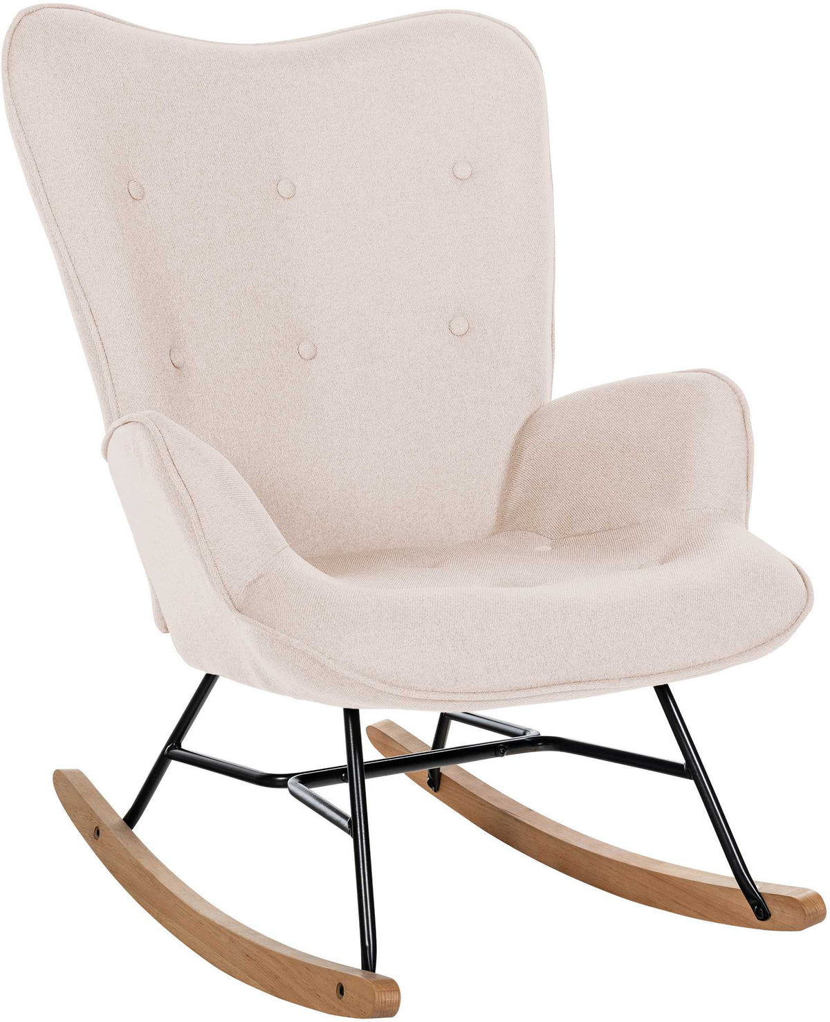 Stuhl Sanka Stoff - creme