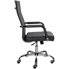 Bürostuhl Amadora Kunstleder - schwarz