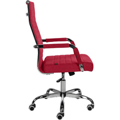 Bürostuhl Amadora Stoff - rot
