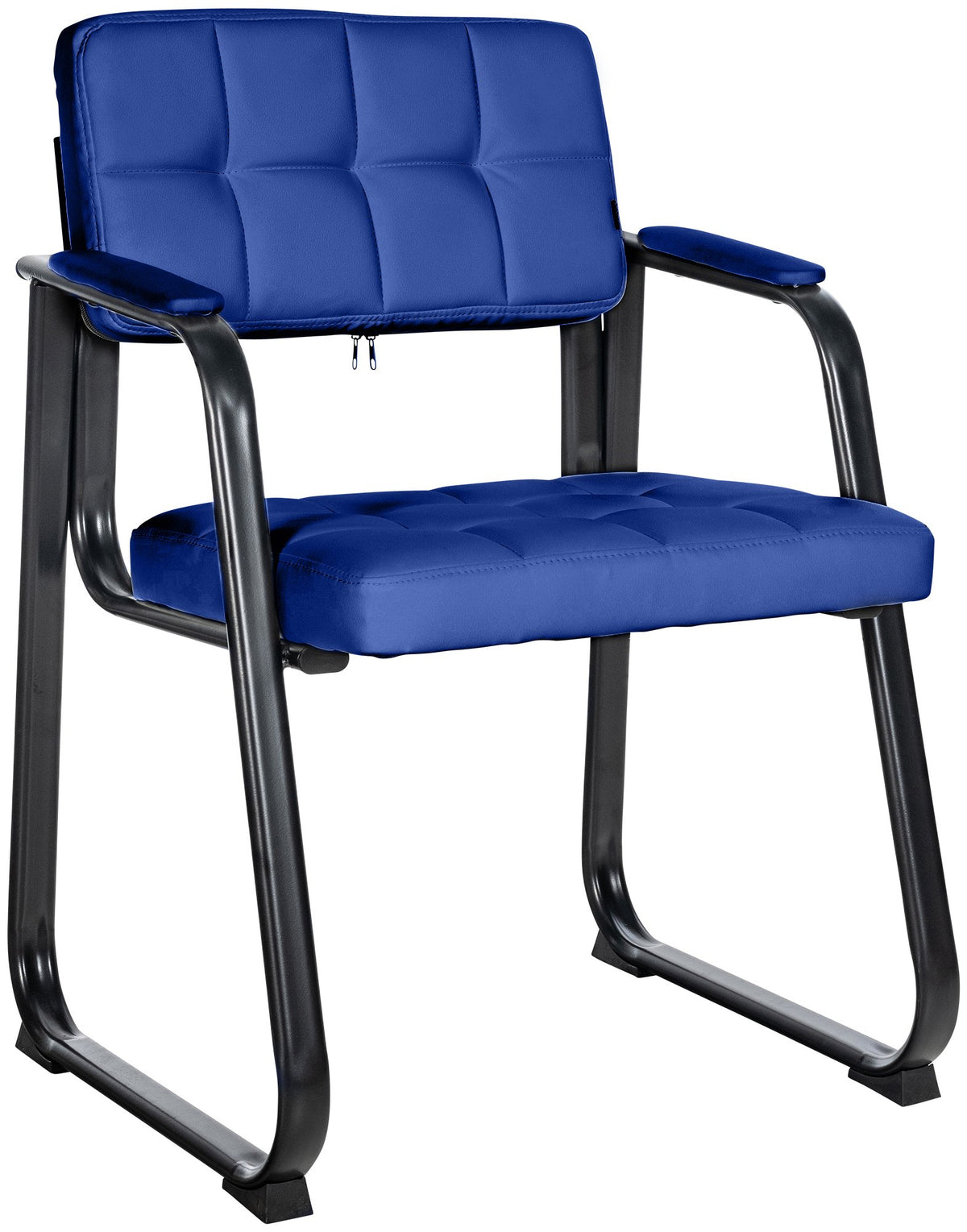 Besucherstuhl Canada B Kunstleder - blau