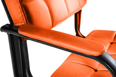 Besucherstuhl Canada B Kunstleder - orange