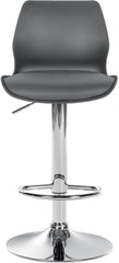 2er Set Barhocker Gilbert Kunststoff - grau