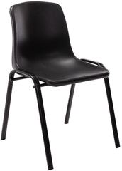 Stapelstuhl Nowra Kunststoff - schwarz