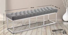 Sitzbank Amun Stoff E150 - grau