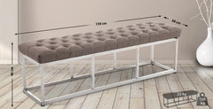 Sitzbank Amun Stoff E150 - taupe