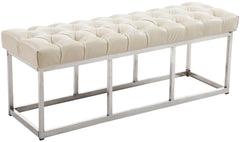 Sitzbank Amun Kunstleder E120 - creme