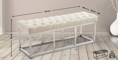 Sitzbank Amun Kunstleder E120 - creme