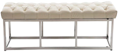 Sitzbank Amun Kunstleder E120 - creme