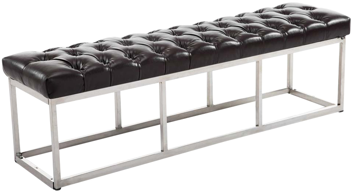 Sitzbank Amun Kunstleder E150 - braun